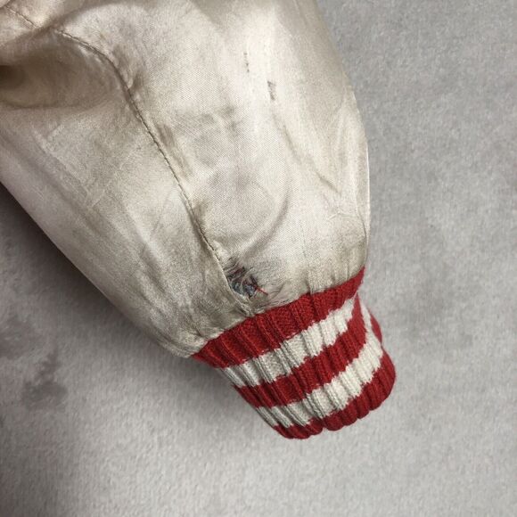 VTG REVOLUTION Turbo‎ Sportswear Varsity Jacket Sz S / M Satin Sleeve 1985 Japan - Picture 14 of 16